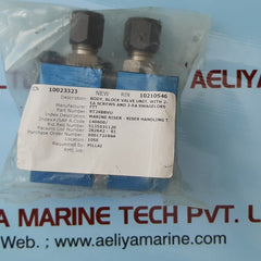 TORQLITE RT 24 BBVU BODY,BLOCK VALVE UNIT,WITH 2-EA SCREWS AND 2-EA SWAGELOK