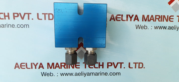 TORQLITE RT 24 BBVU BODY,BLOCK VALVE UNIT,WITH 2-EA SCREWS AND 2-EA SWAGELOK