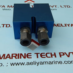 TORQLITE RT 24 BBVU BODY,BLOCK VALVE UNIT,WITH 2-EA SCREWS AND 2-EA SWAGELOK