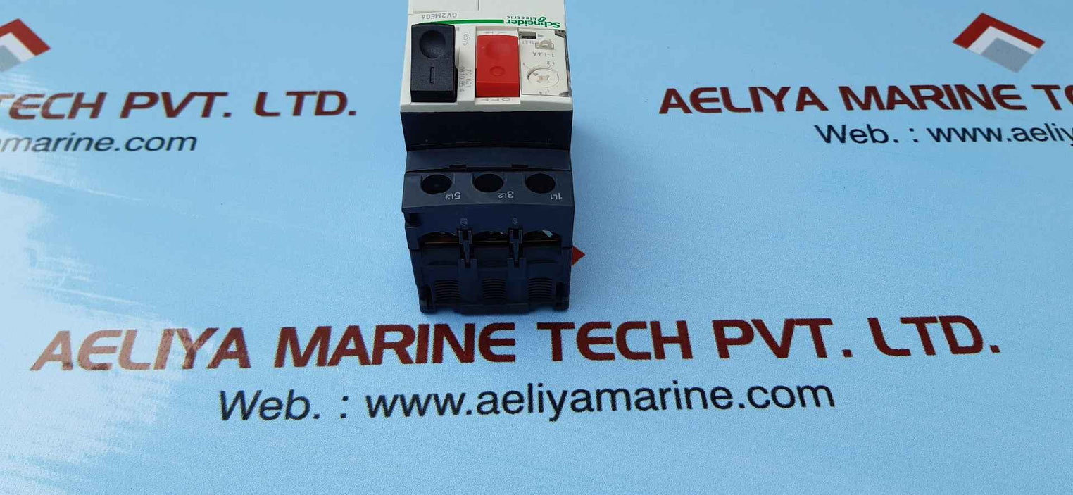 Schneider electric telemecanique gv2me06 1-1.6a circuit breaker