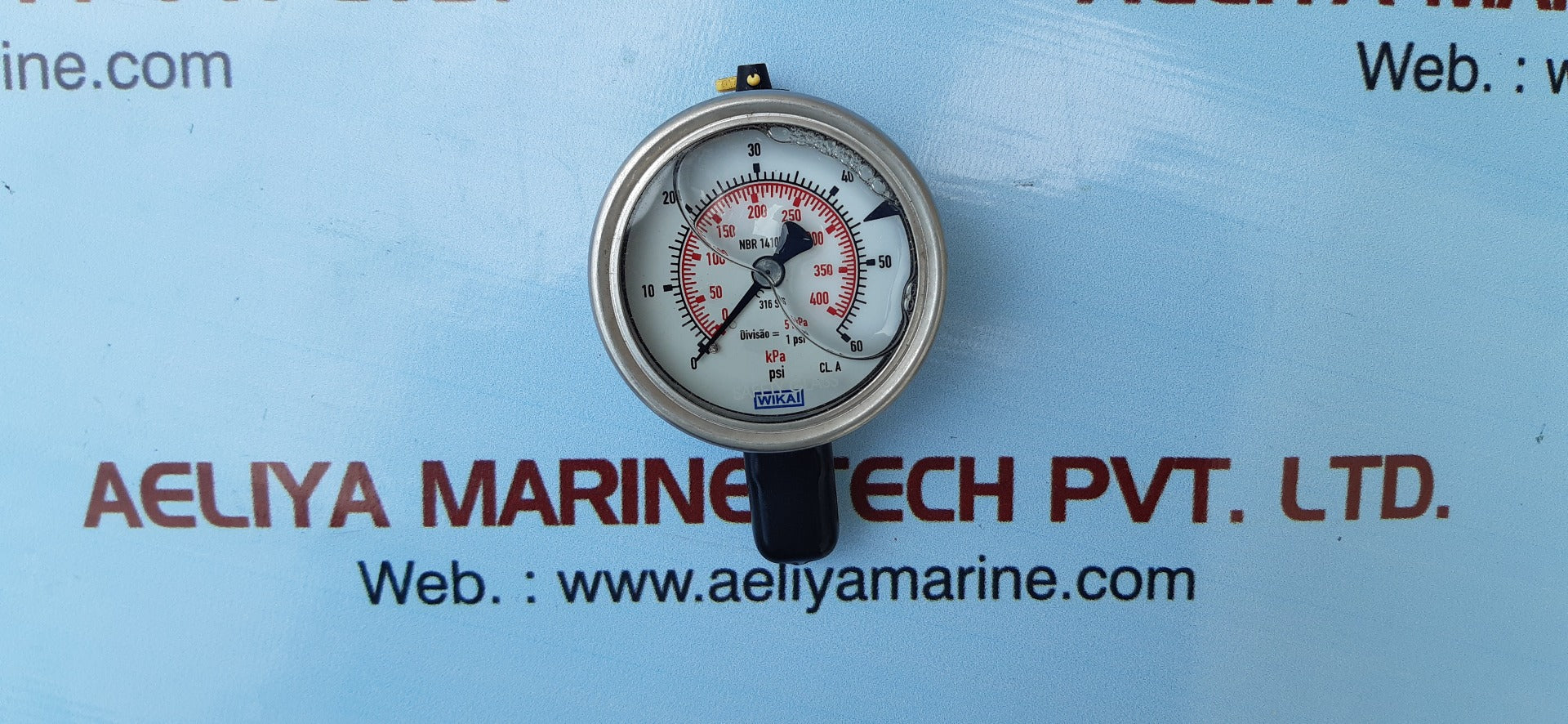 WIKA 233.53.2.5 MECHANICAL PRESSURE GAUGE 0..3000 PSI