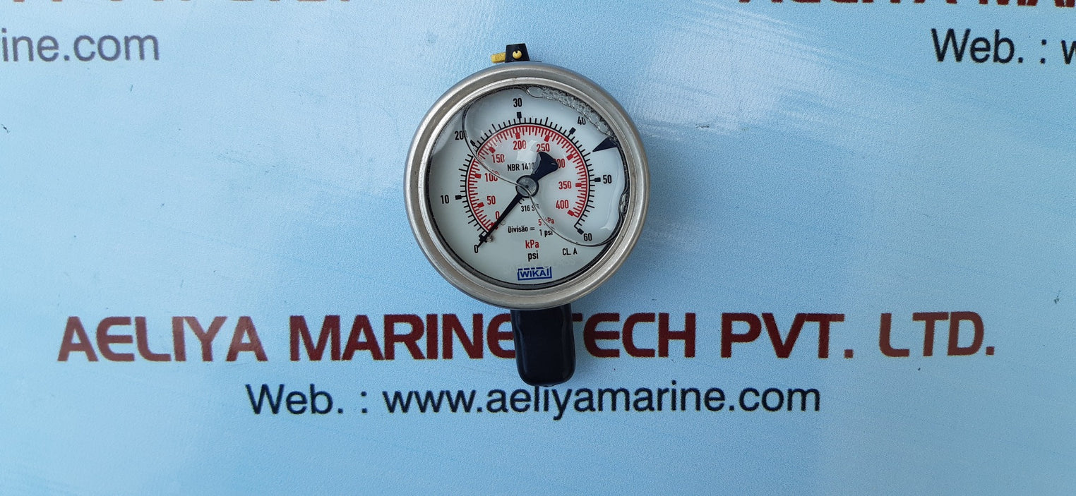 WIKA 233.53.2.5 MECHANICAL PRESSURE GAUGE 0..3000 PSI