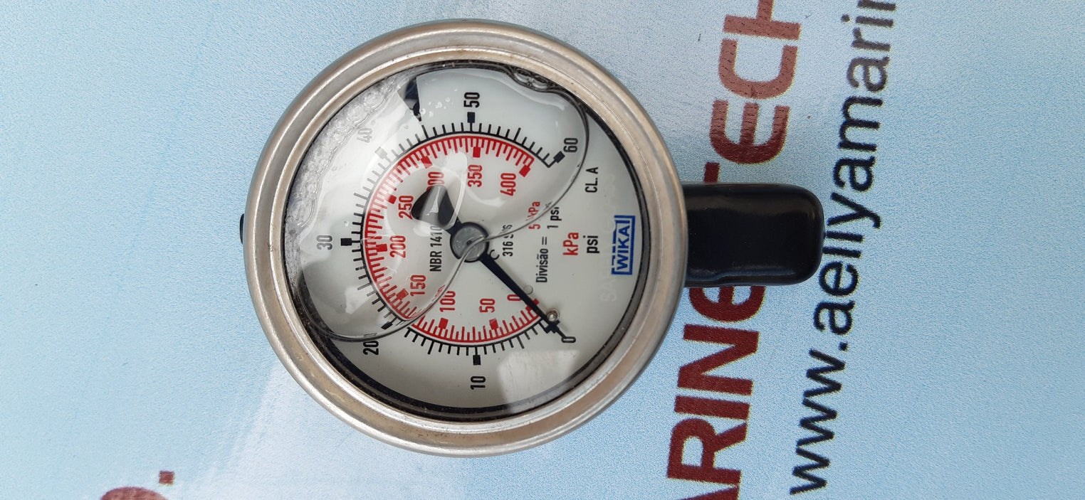 WIKA 233.53.2.5 MECHANICAL PRESSURE GAUGE 0..3000 PSI