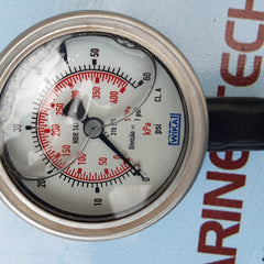 WIKA 233.53.2.5 MECHANICAL PRESSURE GAUGE 0..3000 PSI