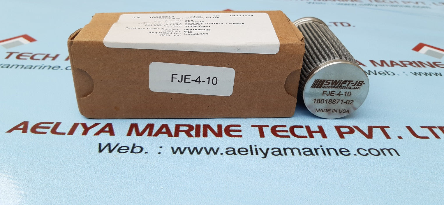 Swift-jb fje-4-10 filter element