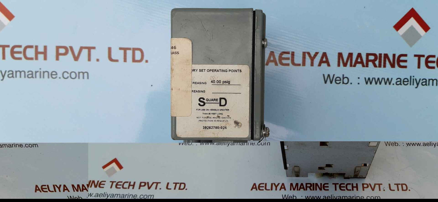 Square D 9012 Gaw-4 Pressure Switch Series:C, 9012Gaw4Q1 (1.5-75 Psig 1-5.3Bar)