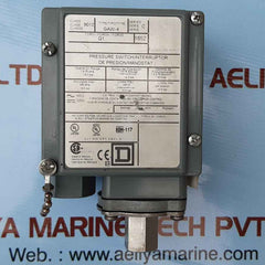 Square D 9012 Gaw-4 Pressure Switch Series:C, 9012Gaw4Q1 (1.5-75 Psig 1-5.3Bar)