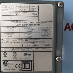 Square D 9012 Gaw-4 Pressure Switch Series:C, 9012Gaw4Q1 (1.5-75 Psig 1-5.3Bar)