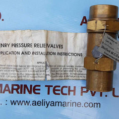 Henry 5234 pressure relief valve