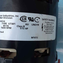 Fasco u73b1 electric motor 71730295