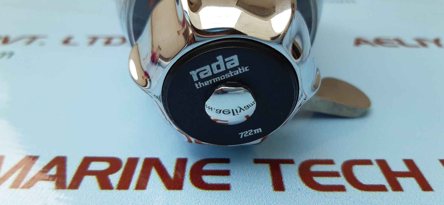 Rada 722m thermostatic mixing valve chrome finish