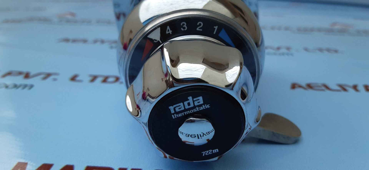 Rada 722m thermostatic mixing valve chrome finish