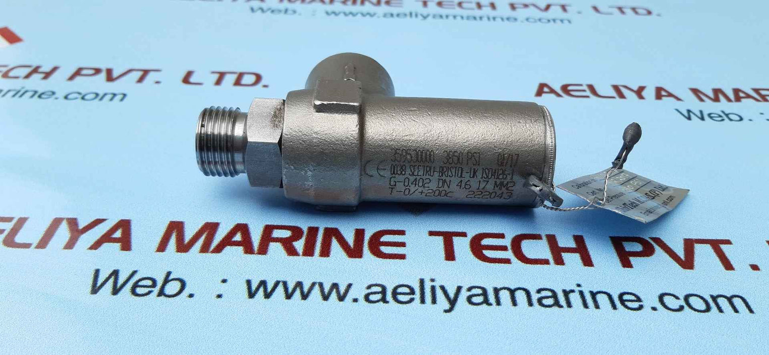 Seetru 359530000 steel safety relief valve 3850psi