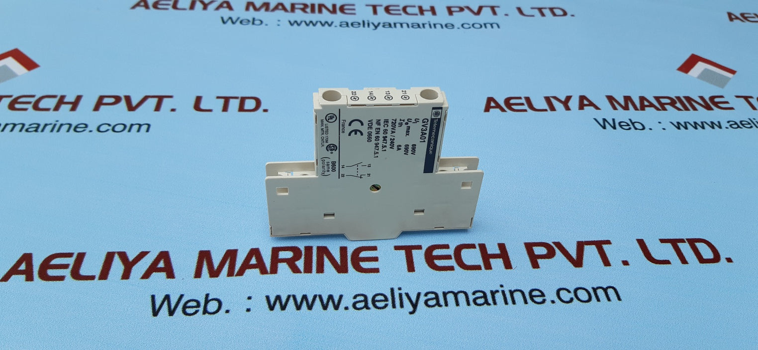 TELEMECANIQUE GV3A01 AUXILIARY CONTACT BLOCK