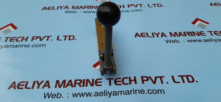 Brass valve 4 way 3 position hand ball control valve