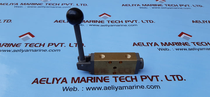 Brass valve 4 way 3 position hand ball control valve