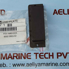 Parker end plate p2v-am512hs 9302 0863-02
