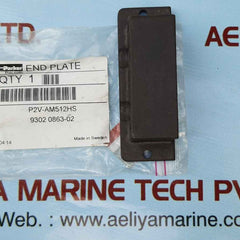 Parker end plate p2v-am512hs 9302 0863-02