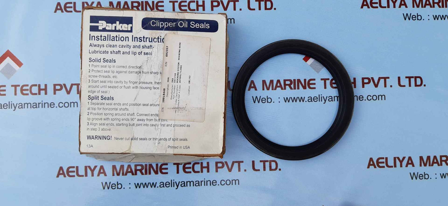 Parker clipper oil seals 5573765