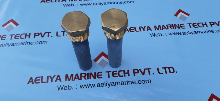 ROTOMETALS CORROSION INHIBITING ZINC PENCIL ANODE 1 IN DIA X 4IN LONG X 1 IN 3606K21