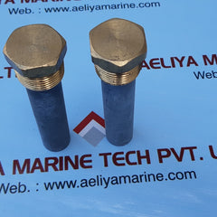 ROTOMETALS CORROSION INHIBITING ZINC PENCIL ANODE 1 IN DIA X 4IN LONG X 1 IN 3606K21