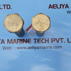ROTOMETALS CORROSION INHIBITING ZINC PENCIL ANODE 1 IN DIA X 4IN LONG X 1 IN 3606K21