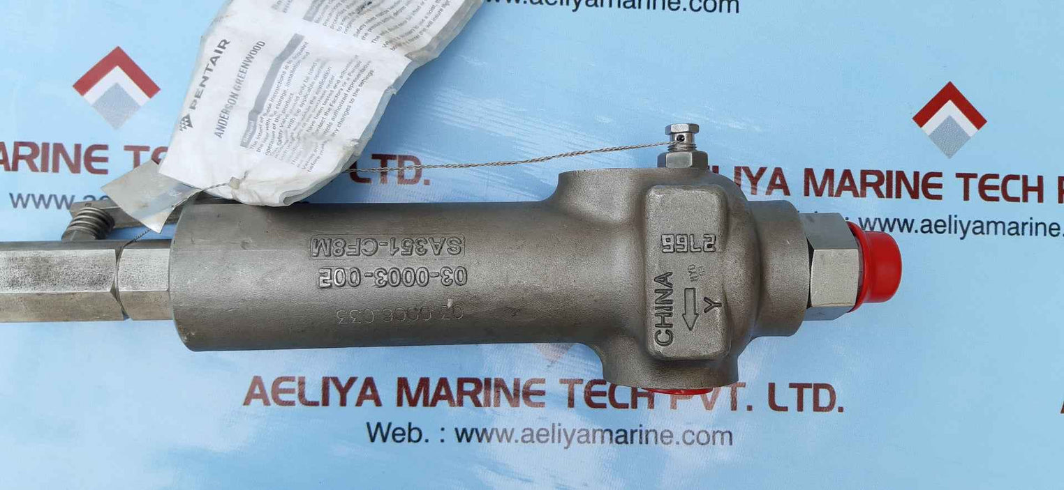 Anderson greenwood 81sm68-6l pressure relief valve