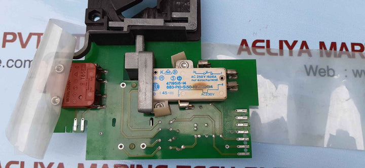 Wascomat 471878512 door lock control board