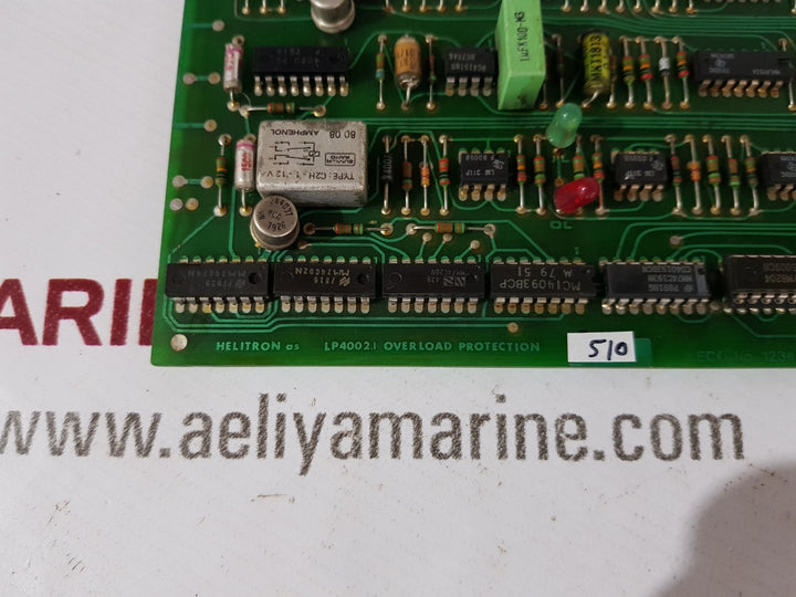 Helitron lp4002.1 overload protection pcb card