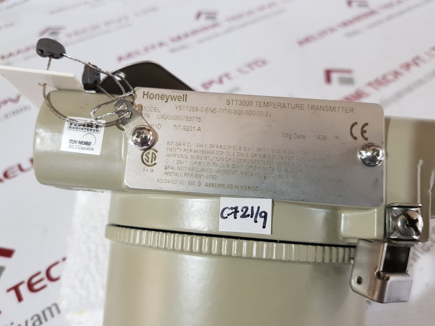 Honeywell ystt25s-0-ene-t/t/0-s00-0d0-00-2j temprature transmitter