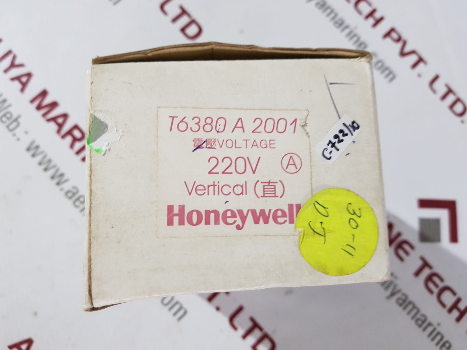 Honeywell t6380 a 2001 blower panel 220v