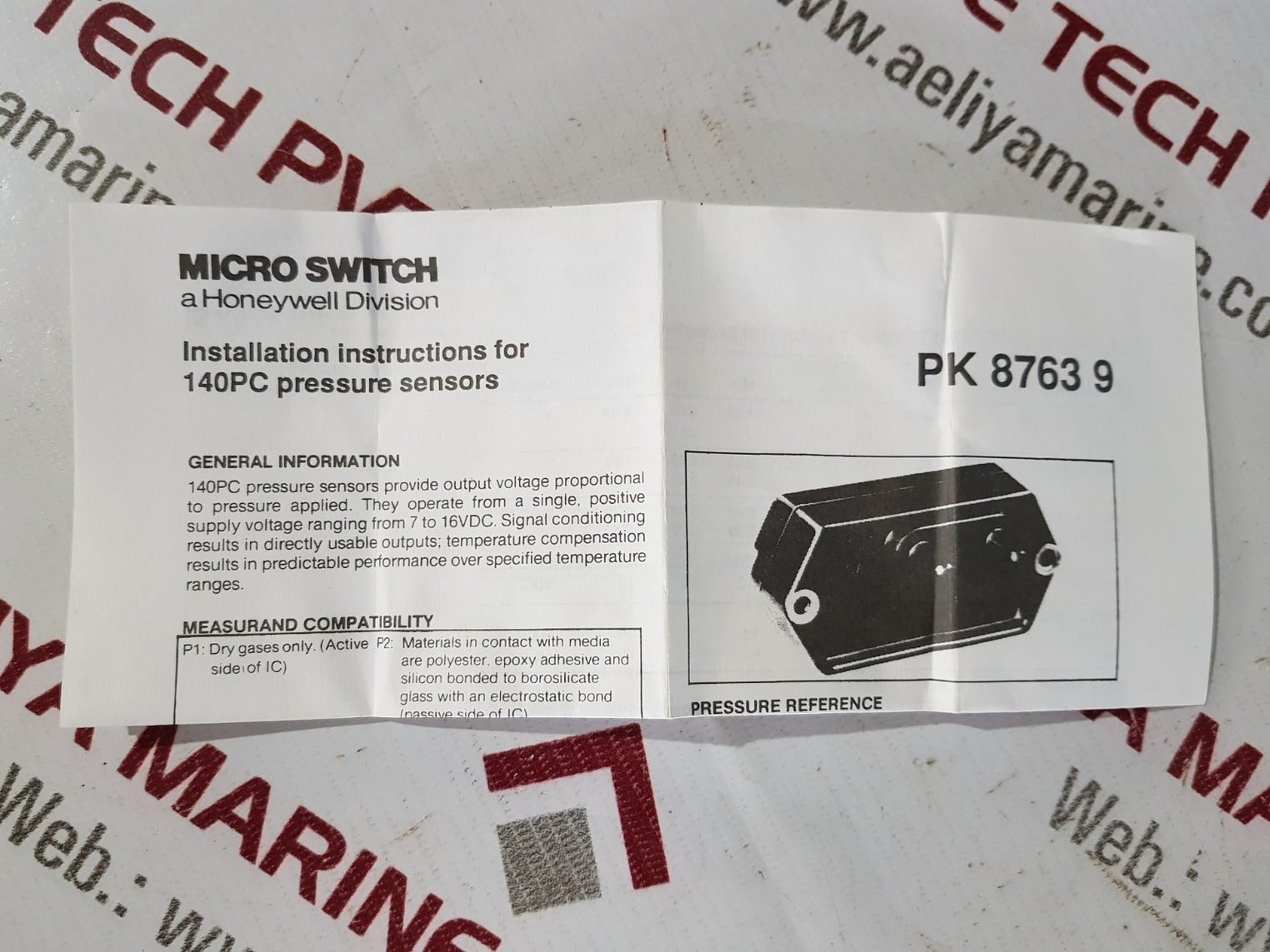 Honeywell 142pc30a micro switch