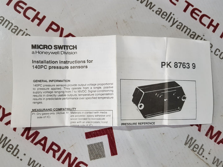 Honeywell 142pc30a micro switch