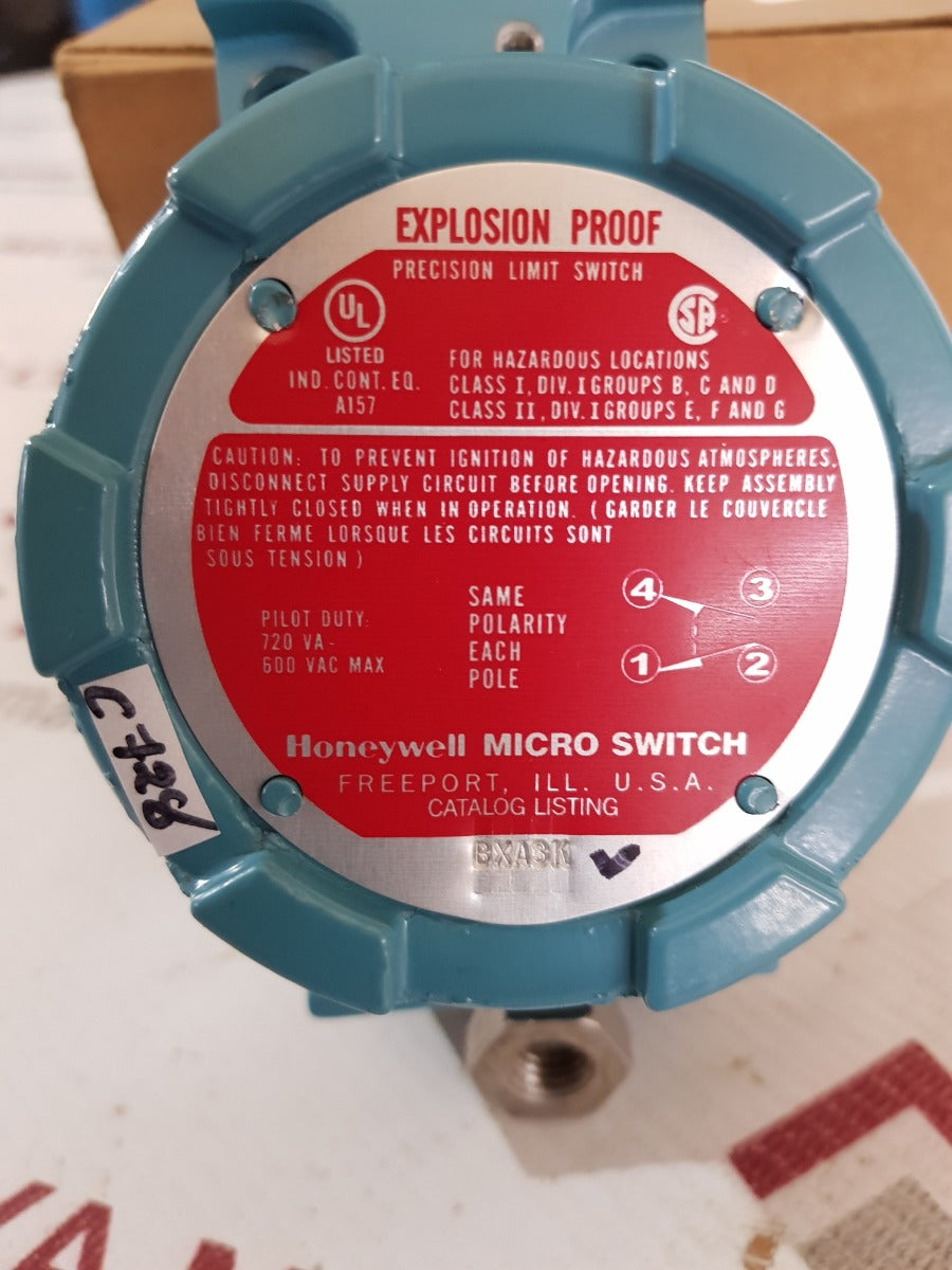 Honeywell bxa3k precision limit switch