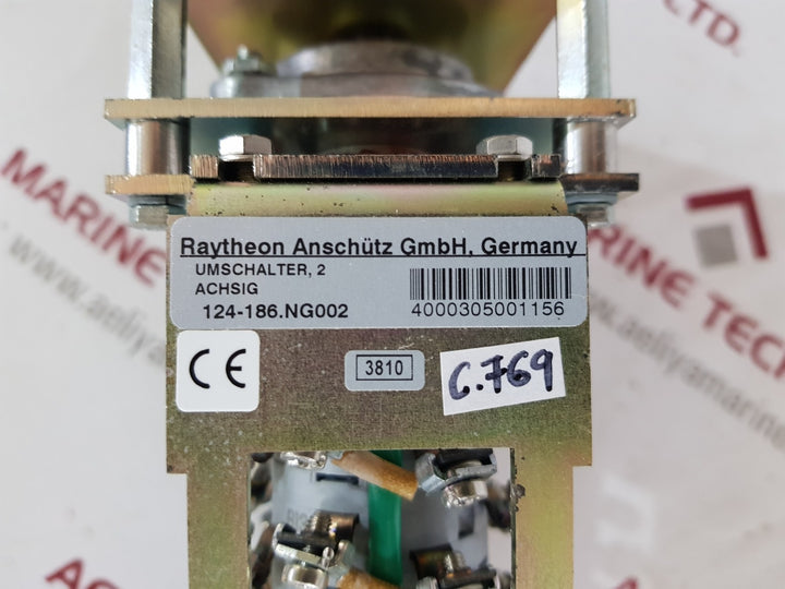 Raytheon anschutz change over switch 124-186.ng002