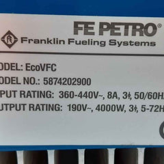 Fe petro ecovfc variable frequency controller 5874202900 rev.1.20
