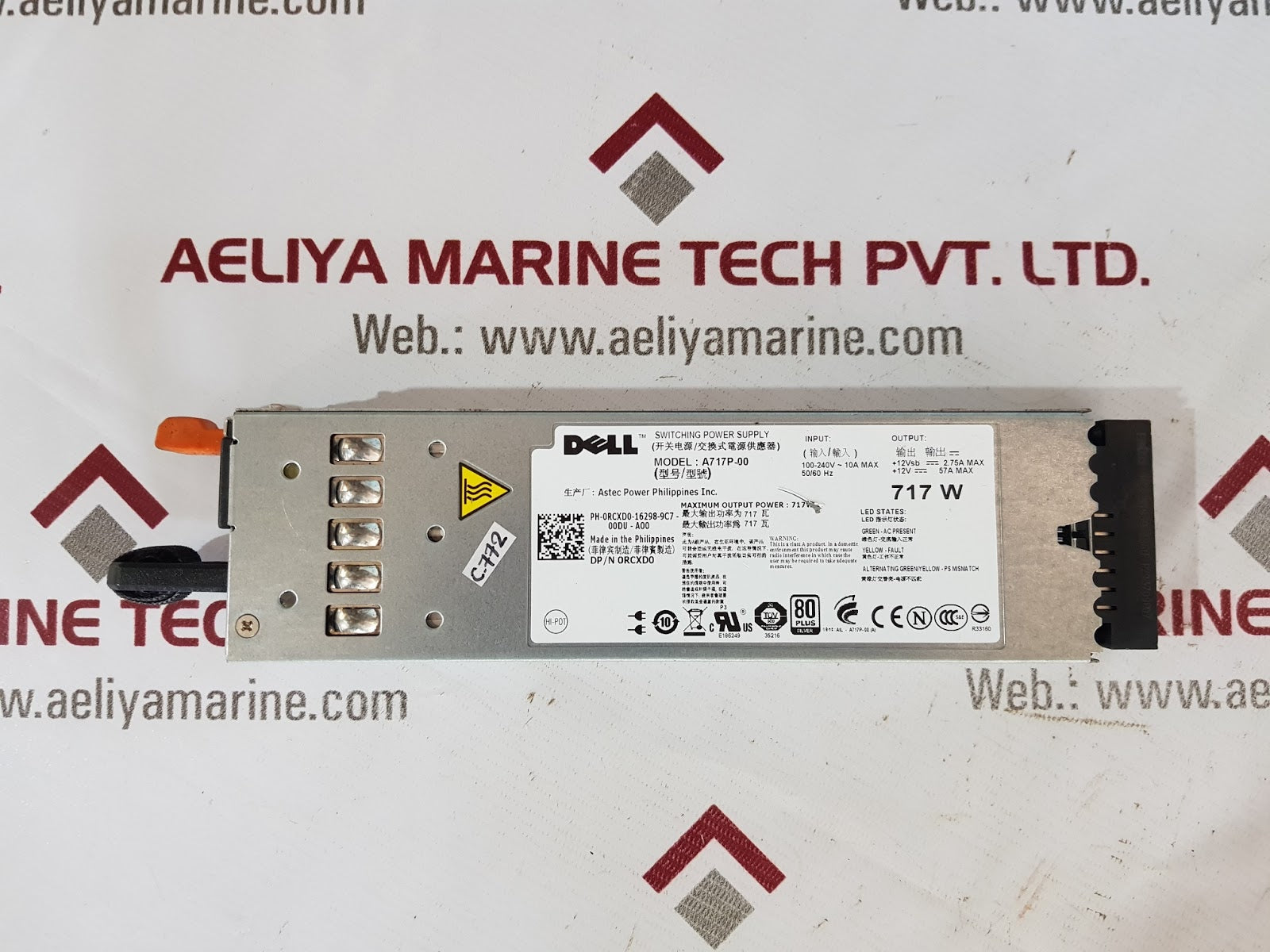 Dell a717p-00 100-240v 717w switching power supply
