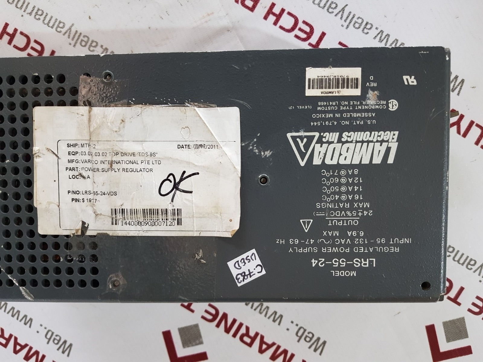 Lambda lrs-55-24 regulated power supply