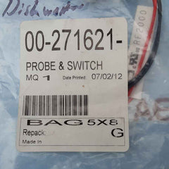 Parker rf2000 dishwasher probe assy 120vac