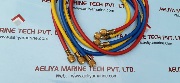 RITCHIE YELLOW JACKET PLUS II REFRIGERATION CHARGING HOSE 3 PACK