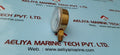 1/4npt bras gauge 4000psi