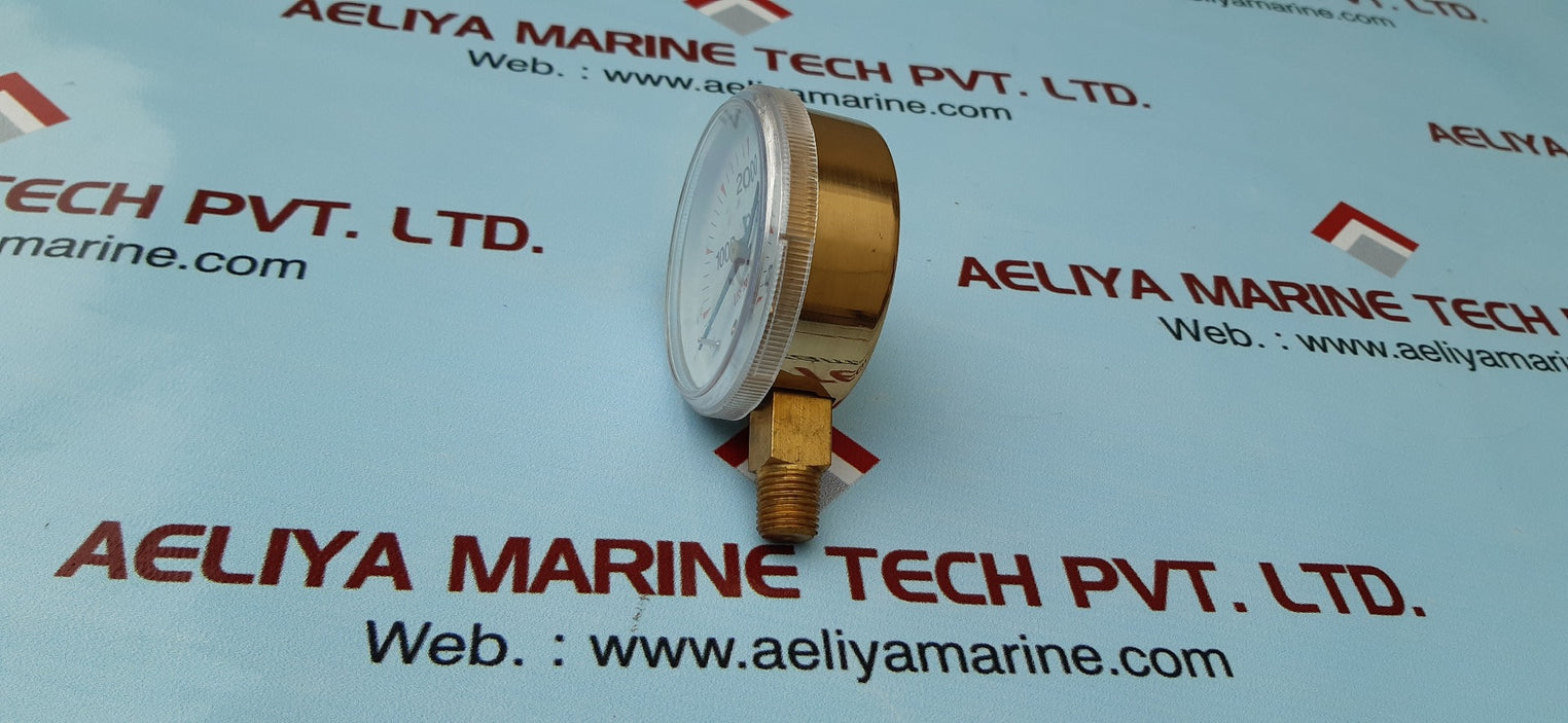 1/4npt bras gauge 4000psi