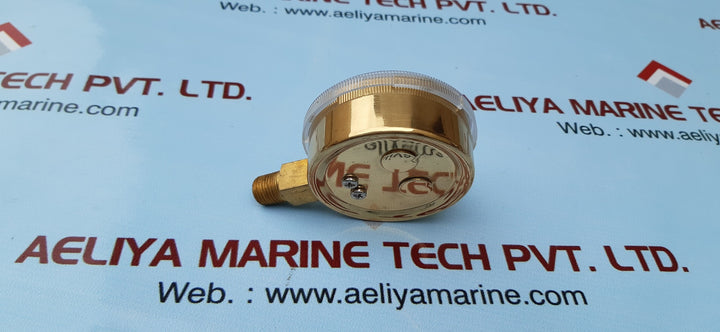 1/4npt bras gauge 4000psi
