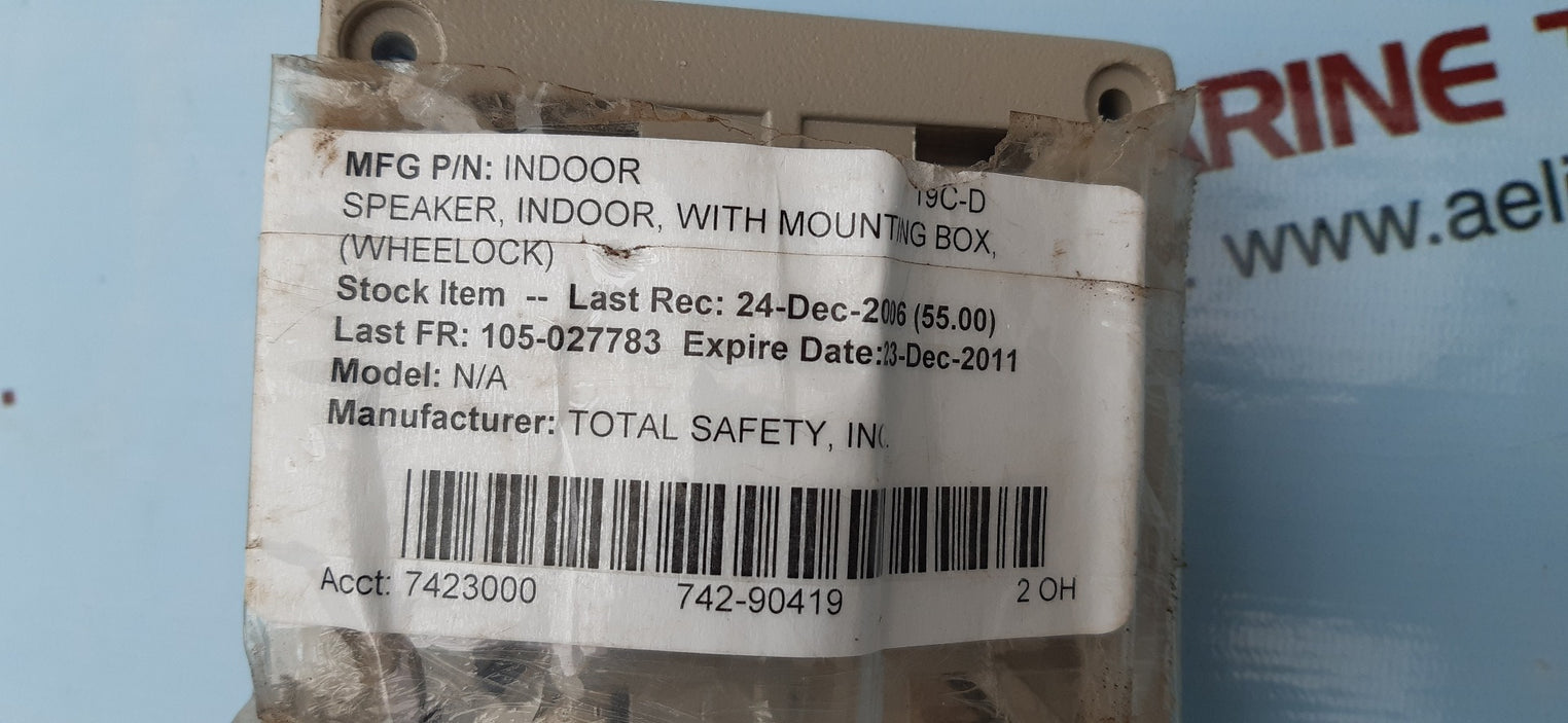 Wheelock 31t-115 fire alarm horn 