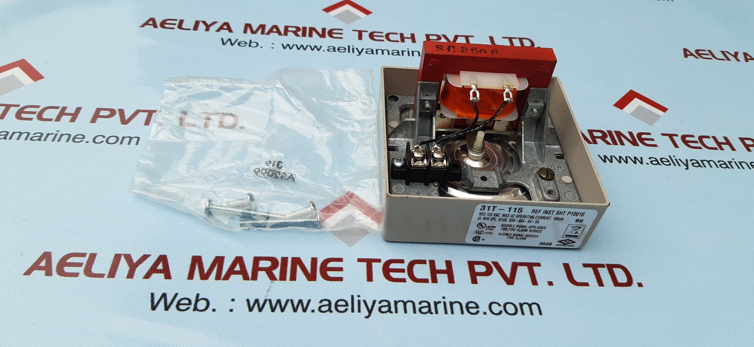 Wheelock 31t-115 fire alarm horn 