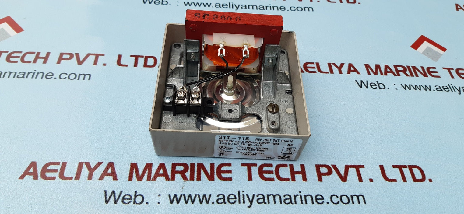 Wheelock 31t-115 fire alarm horn 