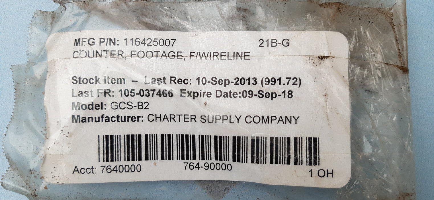 Veeder-root mechanical counter