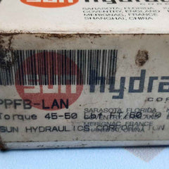 Sun hydraulics ppfb lan pilot oper.operated pressure reducing relieving valve