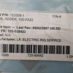 Allen-bradley 100-fa22 auxiliary contact 100-f series b