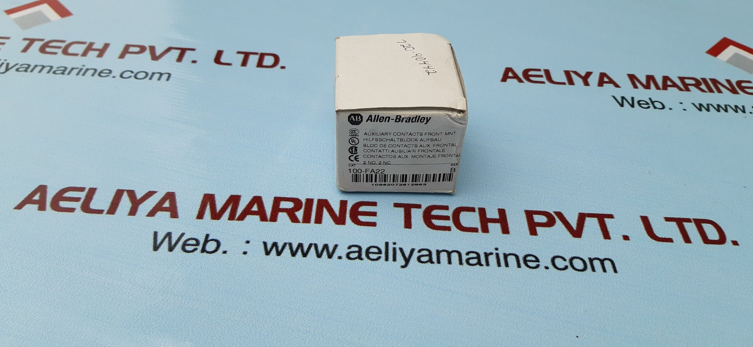 Allen-bradley 100-fa22 auxiliary contact 100-f series b